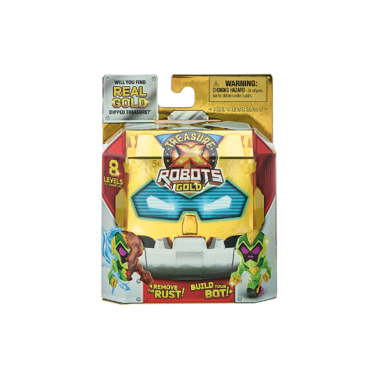 TREASURE X Robots Gold Mini Robot