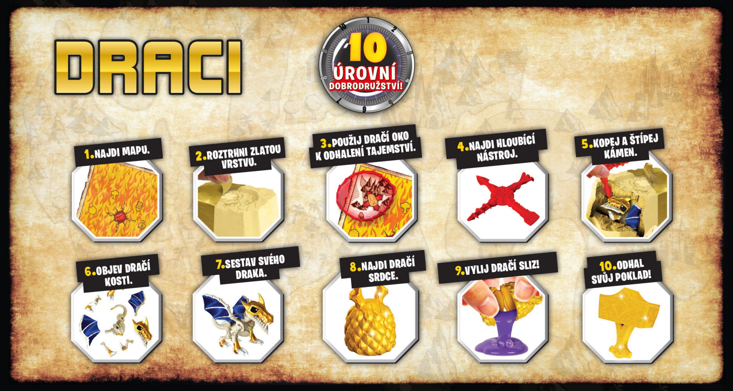 10 ÚROVNÍ DOBRODRUŽSTVÍ